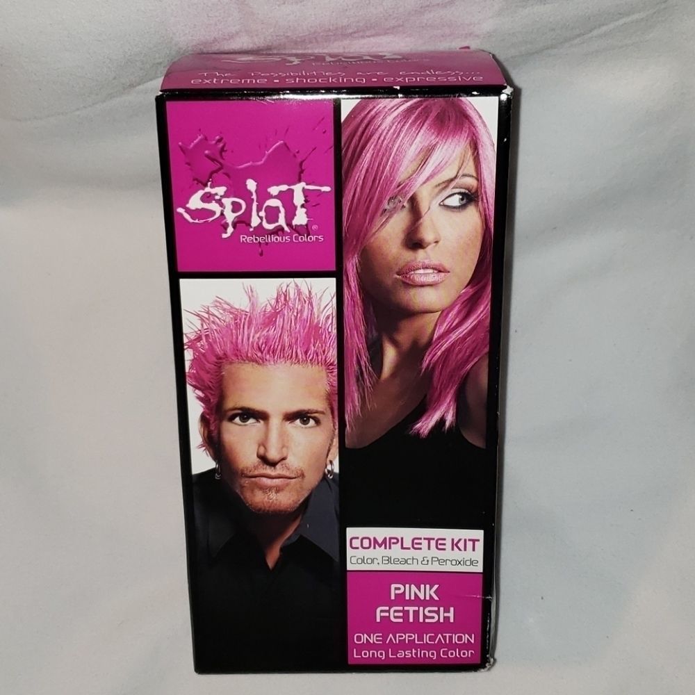 NEW‎ Splat Pink Fetish Color, Bleach & Peroxide Kit